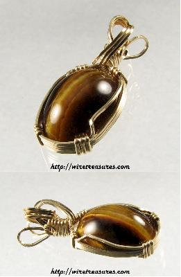 Tigereye Jasper Pendant