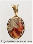 Lace Agate Pendant