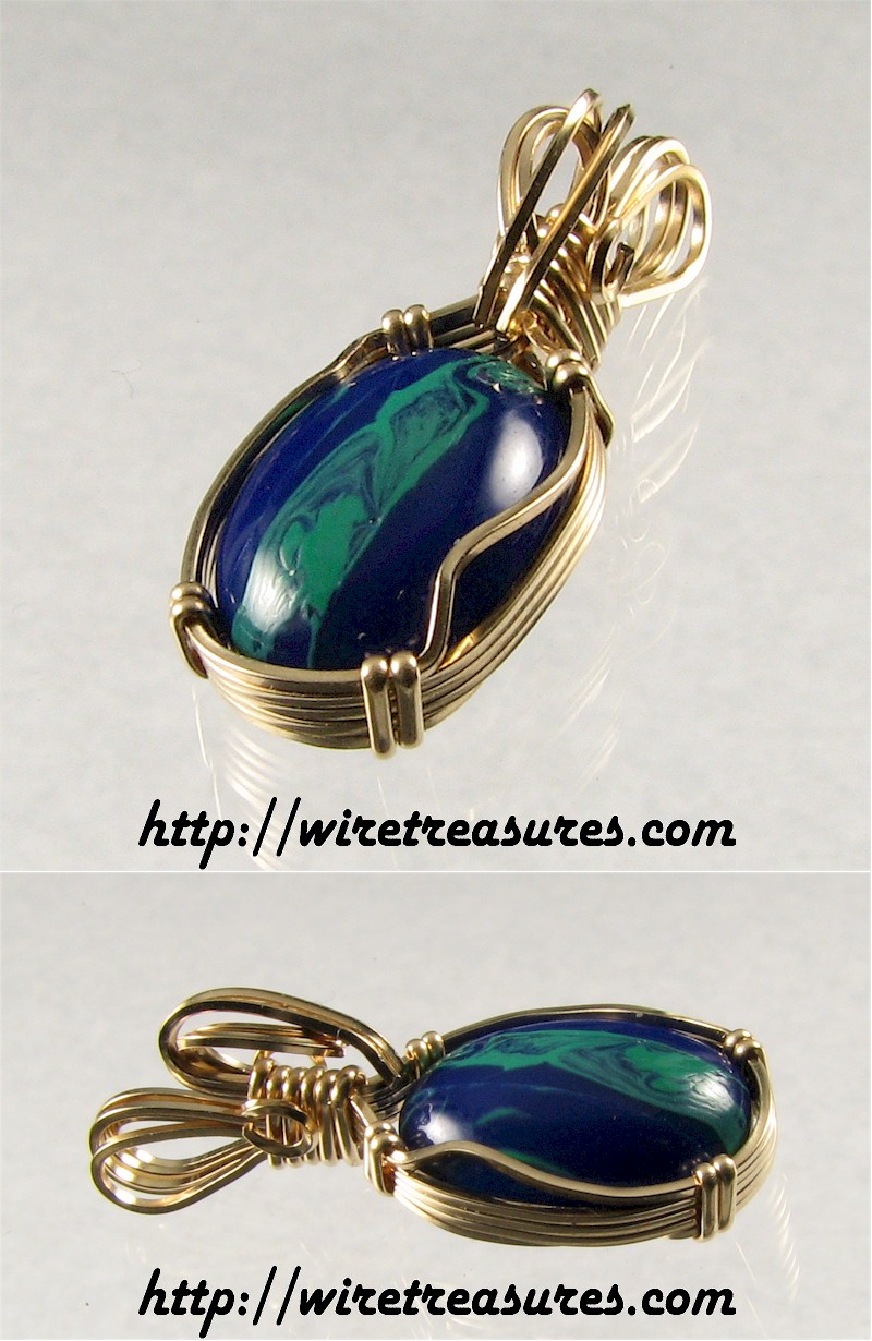 Malachite & Azurite Pendant
