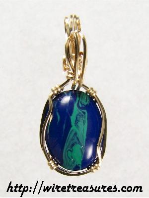 Malachite & Azurite Pendant