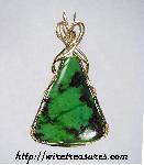 Brochantite Pendant