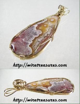 Lace Agate Pendant