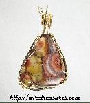 Mushroom Jasper Pendant