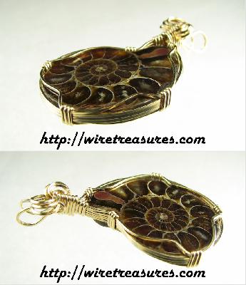 Ammonite Fossil Pendant