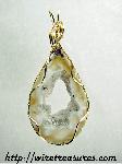 Geode Slice Pendant