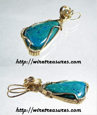 Chrysocolla Pendant