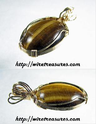 Tigereye Jasper Pendant
