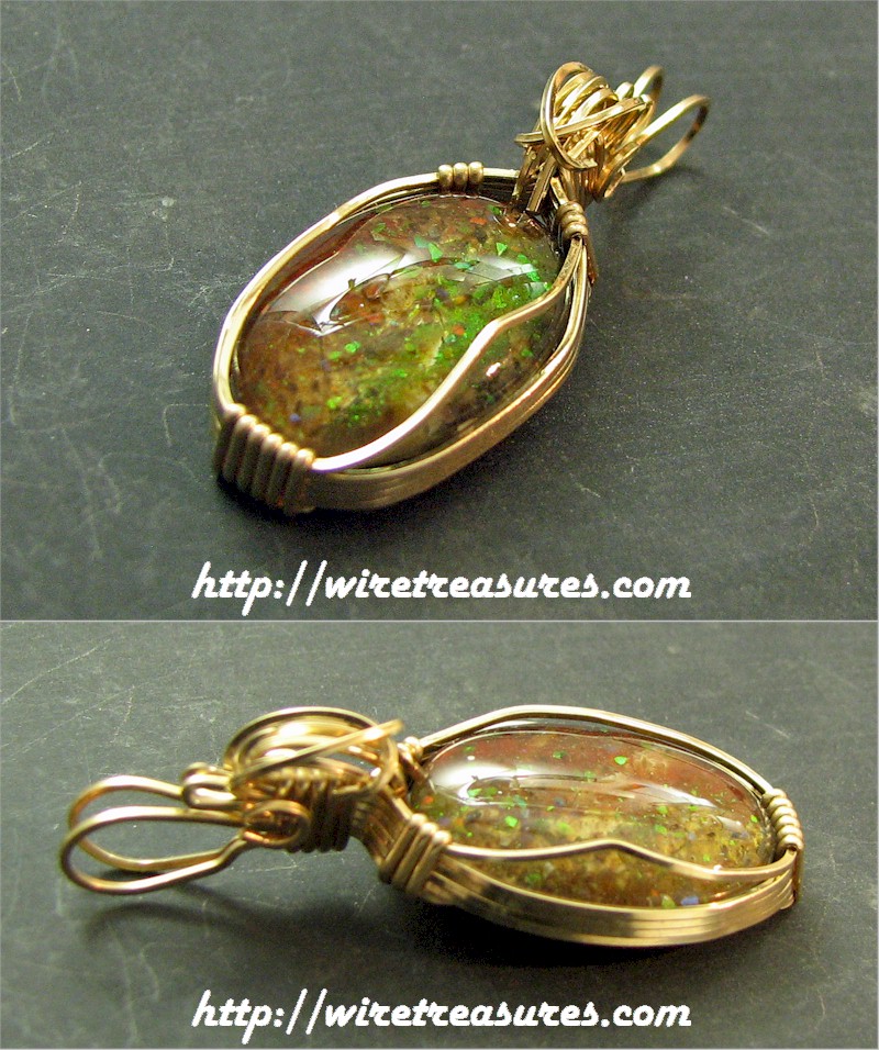Ammolite Pendant