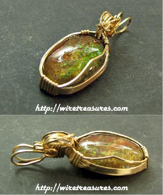 Ammolite Pendant