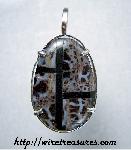 Brecciated Jasper Intarsia Pendant