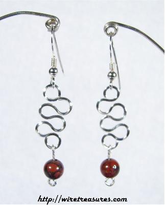 Short Ribbon Candy Earrings