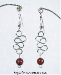 Short Ribbon Candy Earrings
