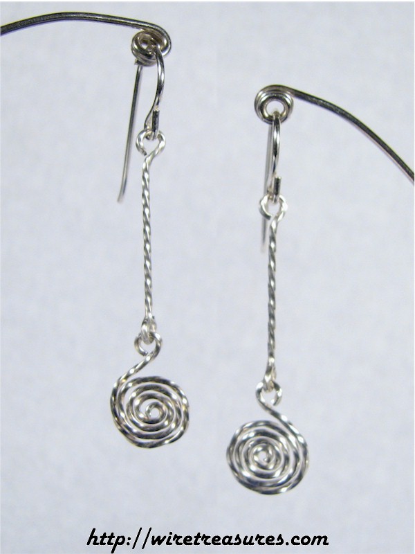 Curl-on-Twist Earrings