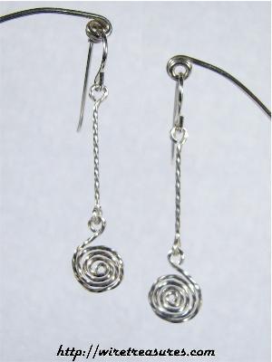 Curl-on-Twist Earrings