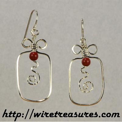 Fruit 'o the Vine Red Jasper Bead Earrings