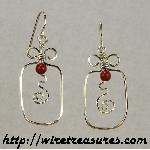 Fruit 'o the Vine Red Jasper Bead Earrings