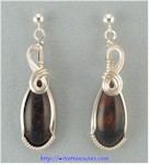 Mahogany Obsidian Earrings