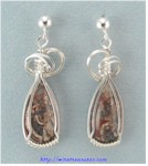 Mushroom Jasper Earrings