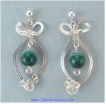 Angelic Malachite Earrings