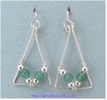 Dinner Bell Sterling Silver Earrings