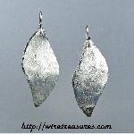 Patterned Silver Earrings