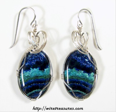 Malachite & Azurite Earrings