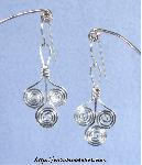 Triple-Coil Wire Earrings