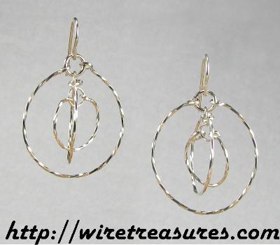 Hammered Orbit Earrings