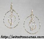 Hammered Orbit Earrings