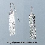 Silver Bar Earrings