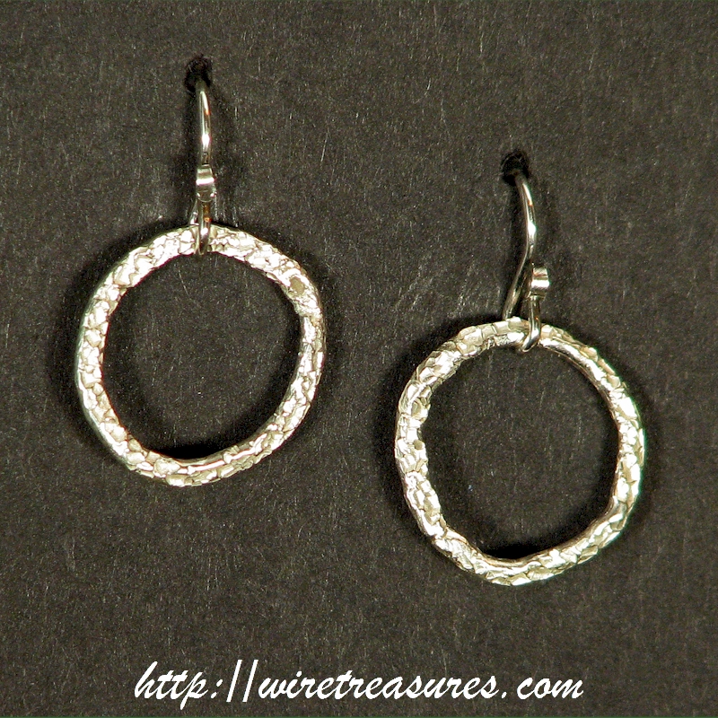 Textured Loop Earrings