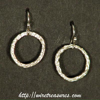 Textured Loop Earrings