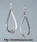 Flower-in-Loop Earrings