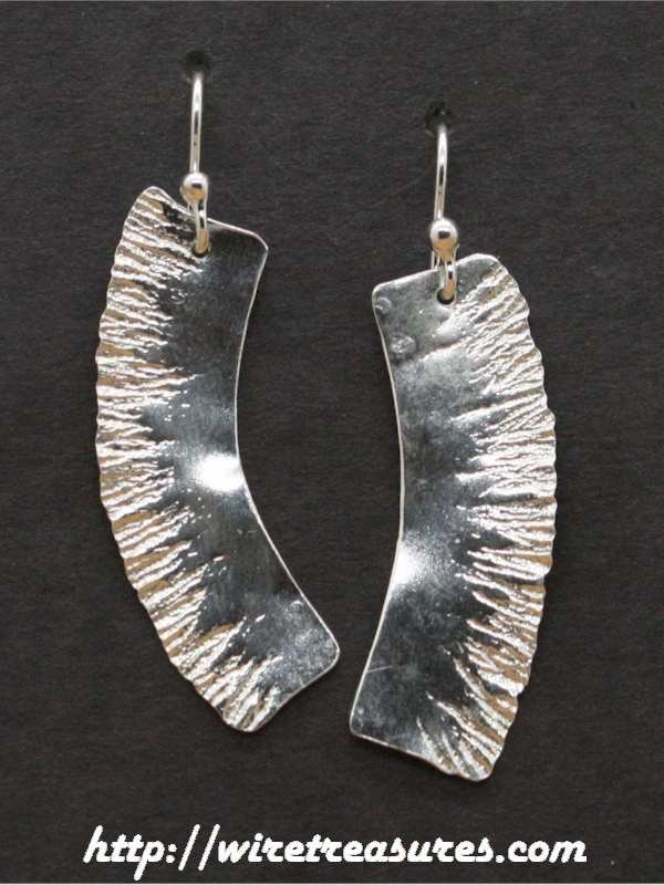Silver Strip Earrings