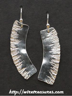 Silver Strip Earrings
