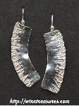 Silver Strip Earrings