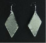Plate Silver Earrings