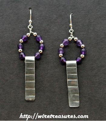 Amethyst Bouquet Earrings