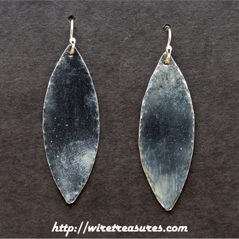 Big Silver Dangle Earrings
