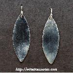 Big Silver Dangle Earrings