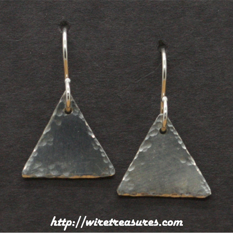 Tiny Triangle Earrings