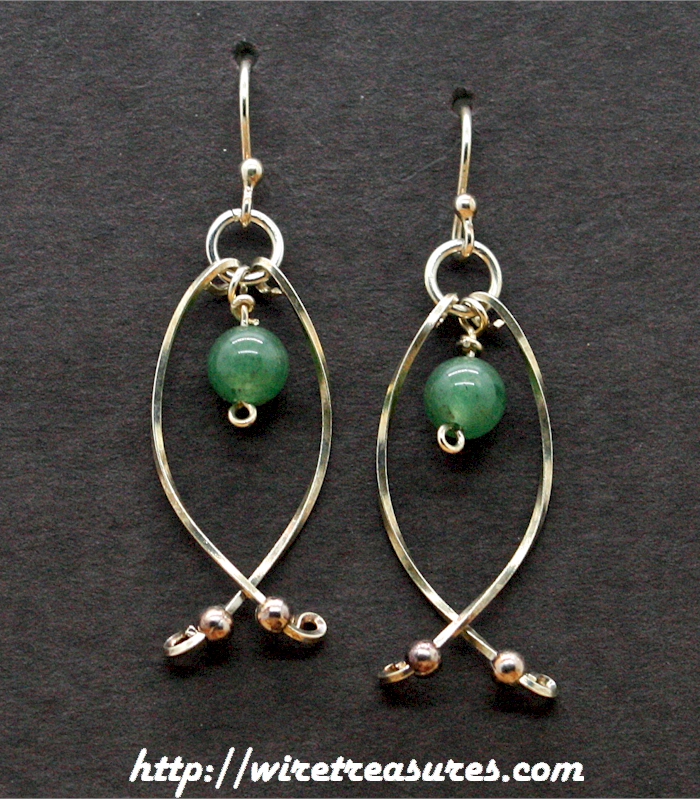 Hold-Me-Close Aventurine Bead Earrings
