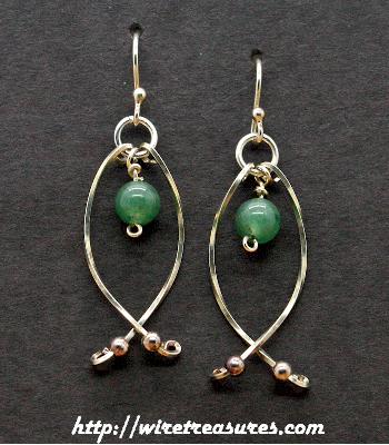 Hold-Me-Close Aventurine Bead Earrings