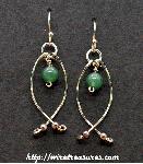 Hold-Me-Close Aventurine Bead Earrings