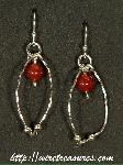 Hold-Me-Close Carnelian Bead Earrings