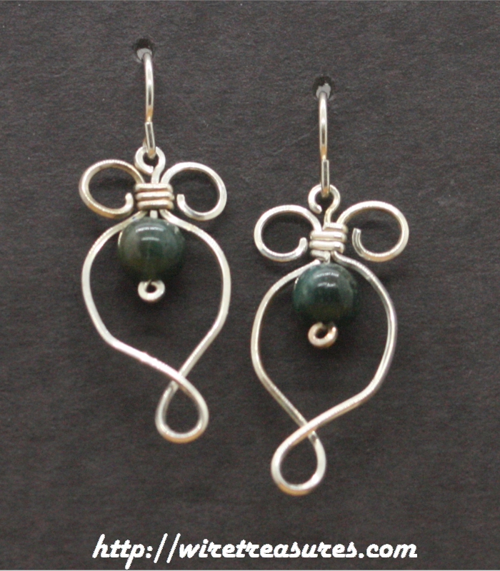 Bouquet Beaded Earrings with Brecciated Jasper beads