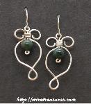 Bouquet Beaded Earrings with Brecciated Jasper beads