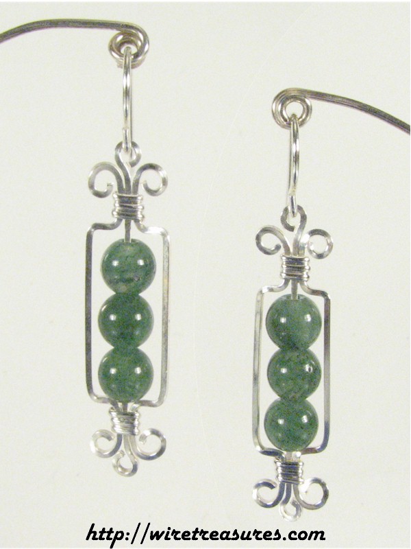 Stack-o-Three Bead Earrings