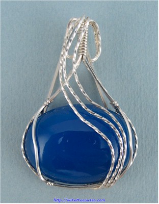 Blue Agate Pendant