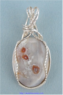 Lace Agate Pendant